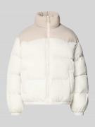 Levi's® Steppjacke mit Label-Stitching Modell 'NOE' in Ecru, Größe S