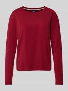 BOSS Regular Fit Pyjama-Oberteil aus Baumwoll-Mix in Rot, Größe M