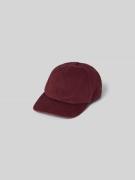 MM6 Maison Margiela Basecap mit Label-Stitching in Bordeaux, Größe L