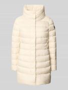 Peuterey Steppmantel mit Stehkragen Modell 'SOBCHAK' in Weiss, Größe 3...