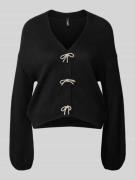 Only Relaxed Fit Strickpullover mit Schleifen-Detail Modell 'DONNA' in...