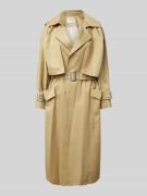 Gestuz Trenchcoat mit Taillengürtel Modell 'souri' in Beige, Größe 34