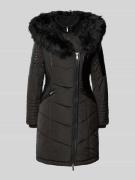 Only Shaped Fit Steppmantel in Kunstleder-Optik Modell 'NEWLINETTE' in...