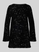Only Körpernahes Cocktailkleid mit Pailettenbesatz Modell 'ANIKA' in B...