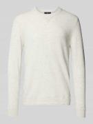 CINQUE Strickpullover aus Woll-Mix mit Kaschmir-Anteil in Silber, Größ...