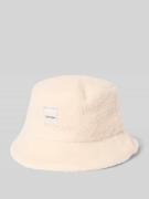 CK Calvin Klein Bucket Hat in Bouclé-Optik in Offwhite, Größe 1