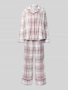TOMMY HILFIGER Relaxed Fit Pyjama und Hausschuhe im Set mit Viskose-An...