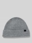 BOSS Mütze aus Woll-Kaschmir-Mix Modell 'FILIPPO' in Hellgrau Melange,...