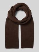 Marc O'Polo Schal aus Woll-Mix in Dunkelbraun Melange, Größe 1