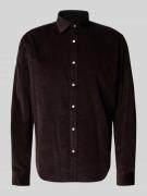 MCNEAL Freizeithemd mit Knopfleiste in Schoko, Größe XXL