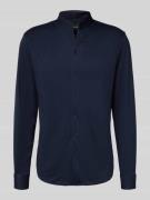 Emporio Armani Slim Fit Freizeithemd mit Stehkragen in Marine, Größe 4...