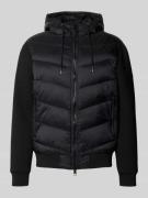 Antony Morato Slim Fit Steppjacke mit Tunnelzug in Black, Größe 54