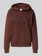 GAP Relaxed Fit Sweatjacke mit Logo-Stitching Modell 'Heritage' in Mit...