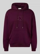 Calvin Klein Jeans Regular Fit Hoodie mit Logo-Patch Modell 'Fleece' i...