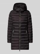 Fuchs Schmitt Regular Fit Steppmantel mit Kapuze in Black, Größe 36