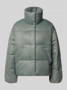 mbyM Steppjacke mit Stehkragen Modell 'Seraphina' in Schilf, Größe L/X...