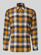 camel active Regular Fit Freizeithemd aus Flanell mit Label-Stitching ...