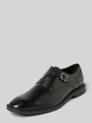 HUGO Monkstraps aus Leder mit Rollschließe Modell 'GRYFF' in Black, Gr...