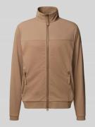 FIRE + ICE Regular Fit Sweatjacke mit Stehkragen Modell 'Dolan' in Bei...