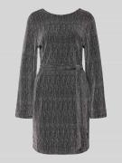 Pieces Loose Fit Minikleid mit Strasssteinbesatz Modell 'MAEVE' in Bla...