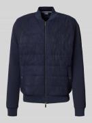 HECHTER PARIS Sweatjacke mit Zweiwege-Reißverschluss in Marine, Größe ...