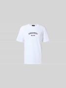 Dsquared2 Loose Fit T-Shirt mit Logo-Print in Weiss, Größe L