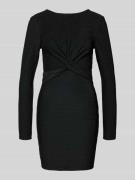 Only Tailliertes Cocktailkleid in Wickel-Optik Modell 'RICH' in Black,...