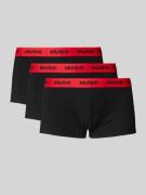 HUGO Trunks mit Label-Details im 3er-Pack in Black, Größe M