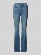 Calvin Klein Jeans Skinny Fit Bootcut Jeans im Used-Look mit Label-Det...