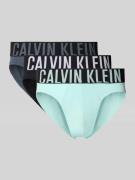 Calvin Klein Underwear Slim Fit Hip Brief mit Logo-Stitching im 3er-Pa...