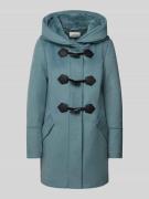 s.Oliver RED LABEL Slim Fit Dufflecoat mit Woll-Anteil in Petrol, Größ...