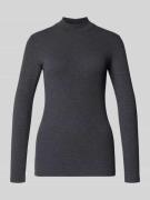 Marc O'Polo Regular Fit Langarmshirt aus Baumwoll-Mix in Dunkelgrau, G...