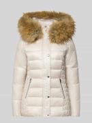 ROCK'N BLUE Steppjacke mit Kapuze Modell 'Alma' in Offwhite, Größe 34