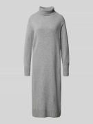 Fynch-Hatton Strickkleid mit Rollkragen in Hellgrau Melange, Größe L