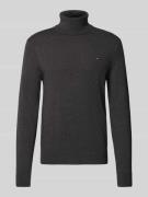 Tommy Hilfiger Regular Fit Rollkragenpullover aus Baumwoll-Kaschmir-Mi...