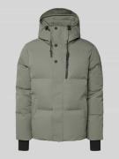 GOFRANCK Steppjacke mit Kapuze Modell 'BAYU' in Oliv, Größe L
