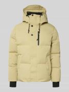 GOFRANCK Steppjacke mit Kapuze Modell 'BAYU' in Hellgruen, Größe L