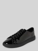 BOSS Low Top Sneaker aus echtem Rindsleder Modell 'KIERAN' in Black, G...