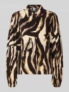 YAS Hemdbluse mit verdeckter Knopfleiste Modell 'ASINA' in Beige, Größ...