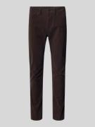 BOSS Straight Leg Cordhose mit Gürtelschlaufen Modell 'DELAWARE' in Du...