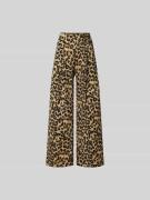 ROTATE Stoffhose mit Gesäßtaschen in Hellbraun, Größe 34