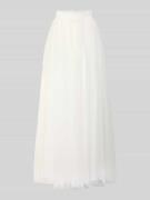 Luxuar Brautrock aus Mesh in Offwhite, Größe 38