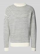 Jack & Jones Strickpullover mit Streifenmuster Modell 'SOHO OLLIE' in ...