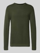 Jack & Jones Strickpullover mit Rundhalsausschnitt Modell 'OTTO' in Du...