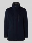 bugatti Regular Fit Jacke aus Woll-Mix in Marine, Größe 28