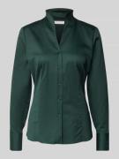 ETERNA Hemdbluse mit Knopfleiste in Gruen, Größe 34