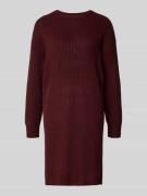 B.Young Knielanges Strickkleid mit gerippten Abschlüssen Modell 'Onema...