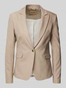 MOS MOSH Blazer mit Label-Applikation Modell 'Blake' in Taupe, Größe 3...