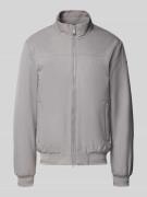 Geox Jacke mit Stehkragen Modell 'VINCINT' in Graphit, Größe 48