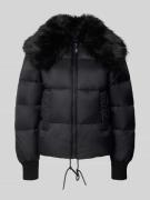 Hugo Blue Regular Fit Steppjacke mit breitem Webpelzbesatz Modell 'FUJ...